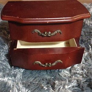 Elegant Wooden Jewelry Box with Drawers